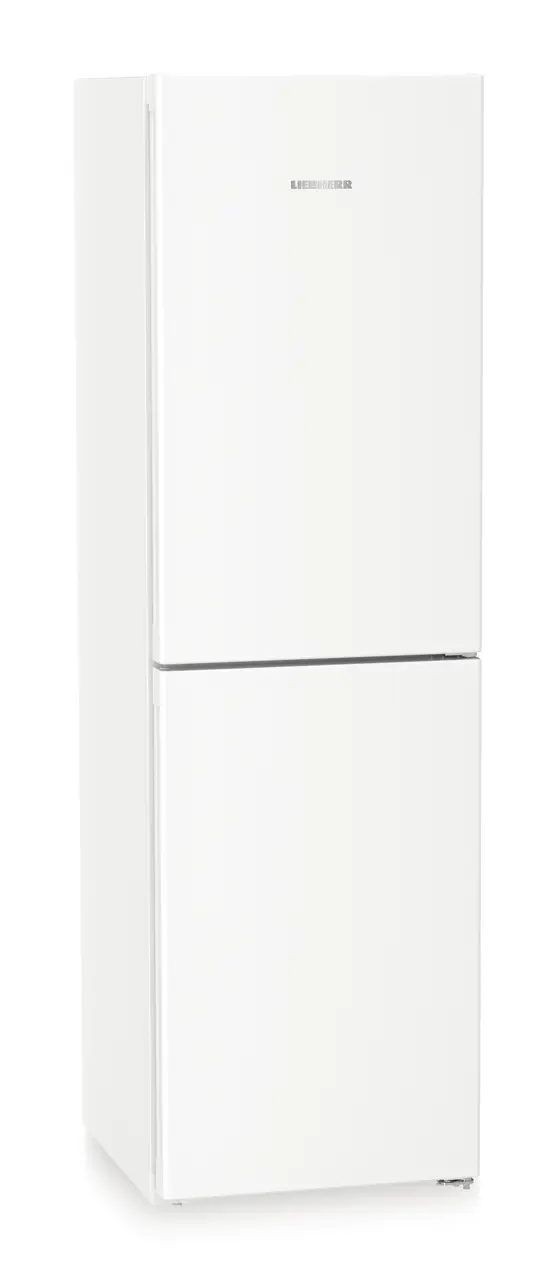 Product image, Perspective: oblique closed, Combined fridge-freezers with EasyFresh and NoFrost, Casing colour: white, Door colour: white