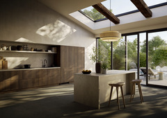 Изображение продукции, Перспектива: Внешние условия, Встраиваемый комбинированный холодильник-морозильник с EasyFresh и NoFrost