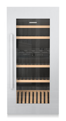 Product image, Perspective: special form, Built-in multi-temperature wine cabinet, Casing colour: silver