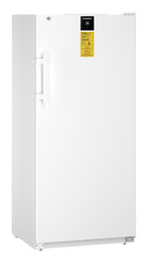 Изображение на продукта, Перспектива: Странично, затворен, празен, Лабораторен хладилник с охлаждане с рециркулация на въздуха и вътрешна част без източници на запалване, Цвят на корпуса: бял, Цвят на вратата: бял