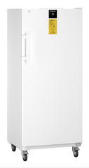 Product image, Perspective: oblique closed empty, Laboratory refrigerator with convection cooling, Casing colour: white, Door colour: white